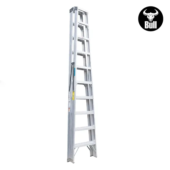 ESCALERA ALUMINIO TIJERA DOBLE ACCESO 10 PASOS 150KG 3.05m ATD150-10IA AMERICAN BULL