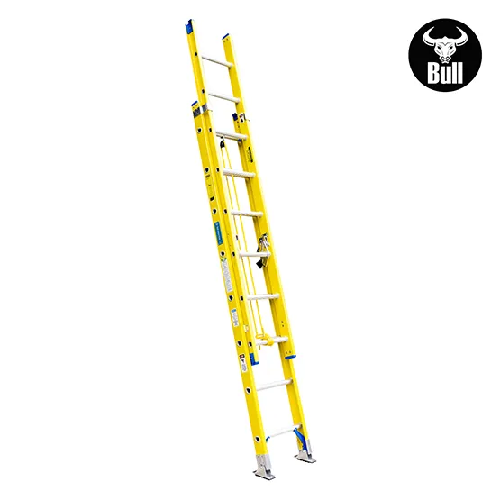 ESCALERA FIBRA TELESCOPICA 16 PASOS 102KG 4.14m FTT102-16II AMERICAN BULL