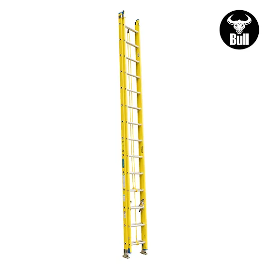 ESCALERA FIBRA TELESCOPICA 28 PASOS 102KG 7.80m FTT102-28II AMERICAN BULL