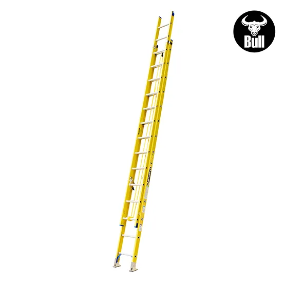 ESCALERA FIBRA TELESCOPICA 28 PASOS 102KG 7.80m FTT102-28II AMERICAN BULL