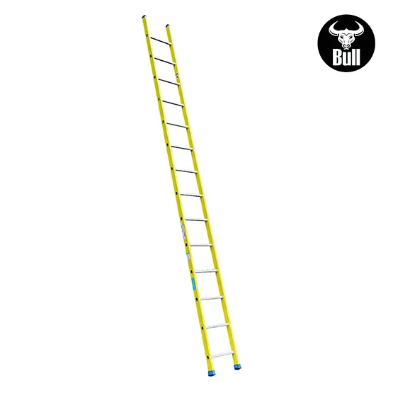 ESCALERA FIBRA TIPO ARRIMO 14 PASOS 150KG 4.27m FA150-14IA AMERICAN BULL