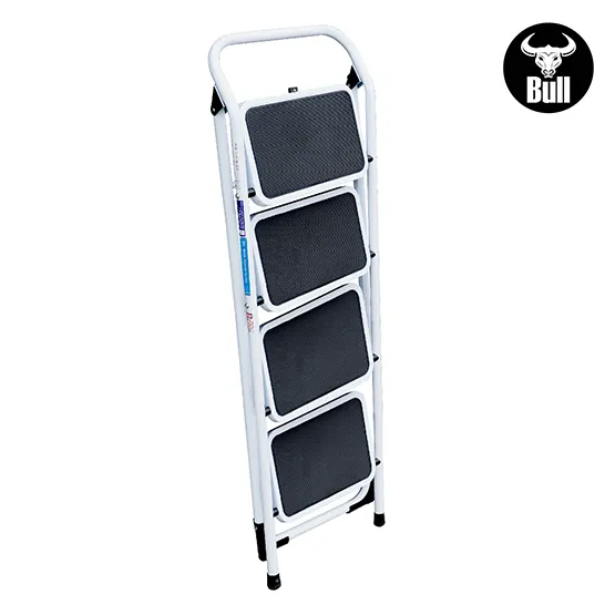 ESCALERA ACERO TIPO TABURETE 4 PASOS 150KG 0.92m ST150-4IA AMERICAN BULL