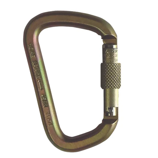 CARABINERO ACERO APERTURA 22mm SEGURO CON ROSCA N-246-0 5000LBS(45KN) YOKE