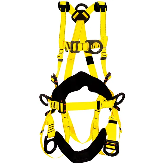 ARNÉS DE LINIERO, 6 ANILLAS 7 HEBILLAS L6A7HD HAUK