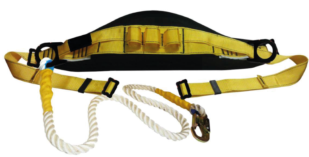 CINTURÓN DE POSICIONAMIENTO TALLA S-M ANILLIAS DIELECTRICAS C/LÍNEA DE CONEXIÓN 1.8m, 1 GANCHO 3/4