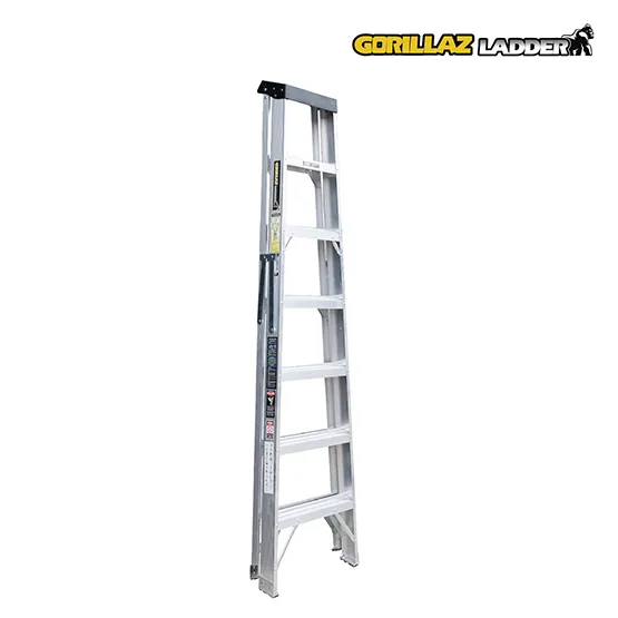 ALUMINIO ESCALERA TIJERA SIMPLE 2.13m GATS7-II GORILLAZ 102KG