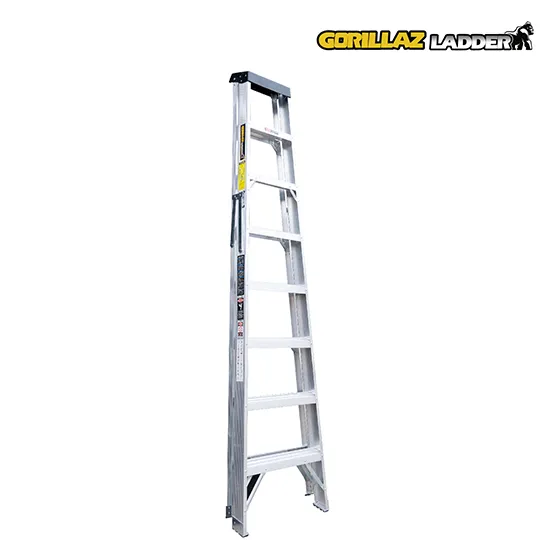 ALUMINIO ESCALERA TIJERA SIMPLE 2.44m GATS8-II GORILLAZ 102KG