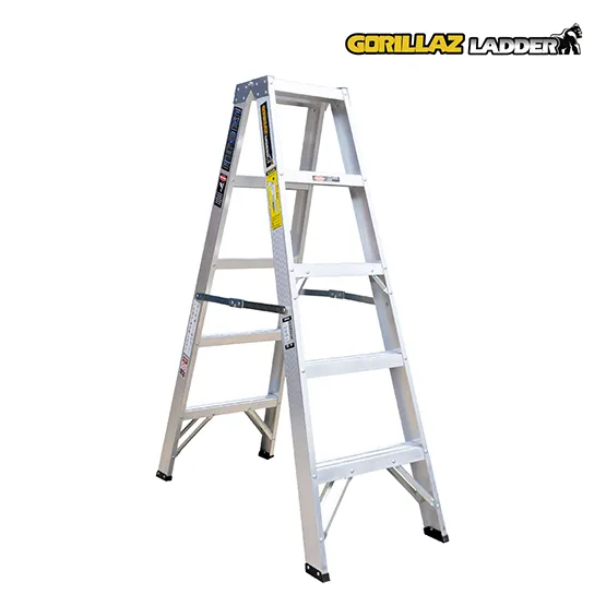 ALUMINIO ESCALERA TIJERA DOBLE 1.53m GATD5-II GORILLAZ 102KG