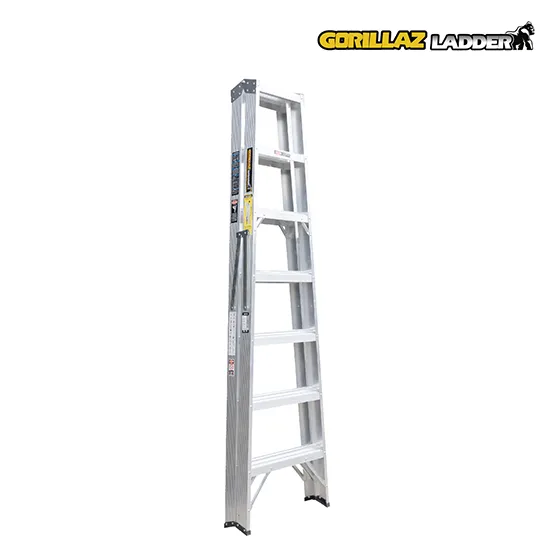 ALUMINIO ESCALERA TIJERA DOBLE 2.13m GATD7-II GORILLAZ 102KG