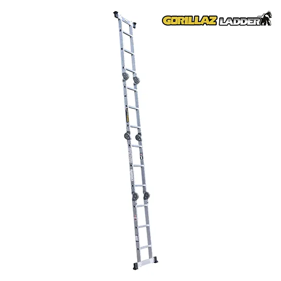 ALUMINIO ESCALERA MULTIPROPOSITO GAM12-IA+ PASOS GORILLAZ 150KG