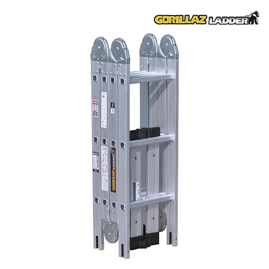 ALUMINIO ESCALERA MULTIPROPOSITO GAM12-IA+ PASOS GORILLAZ 150KG