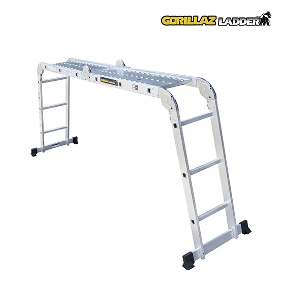 ALUMINIO ESCALERA MULTIPROPOSITO GAM12-IA+ PASOS GORILLAZ 150KG