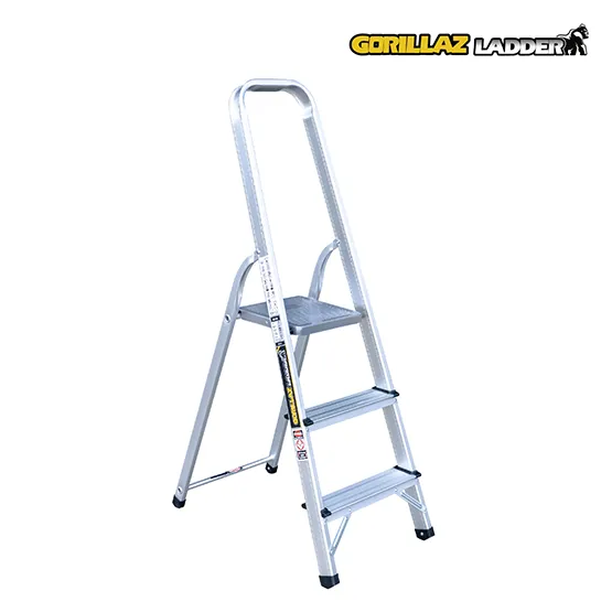 ALUMINIO ESCALERA BANQUETA 0.62m GAB3-IA GORILLAZ 150KG