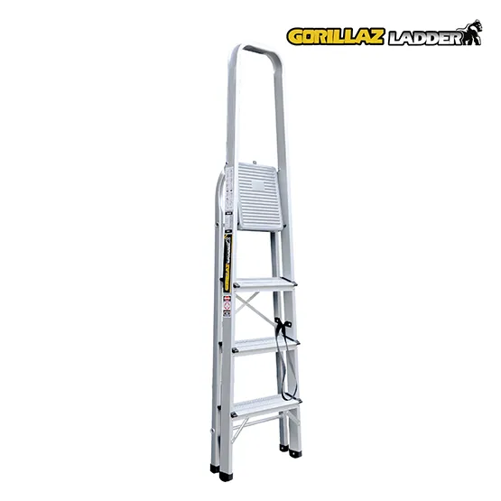 ALUMINIO ESCALERA BANQUETA 0.84m GAB4-IA GORILLAZ 150KG