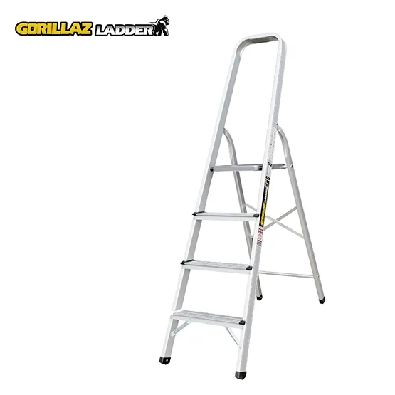 ALUMINIO ESCALERA BANQUETA 0.84m GAB4-IA GORILLAZ 150KG